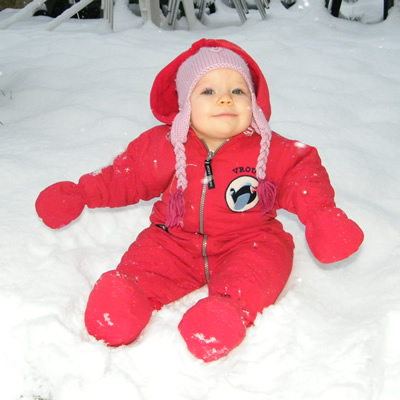 Lucie dans la neige